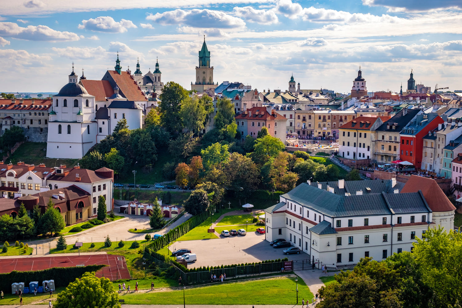 Lublin Poland panoramic view