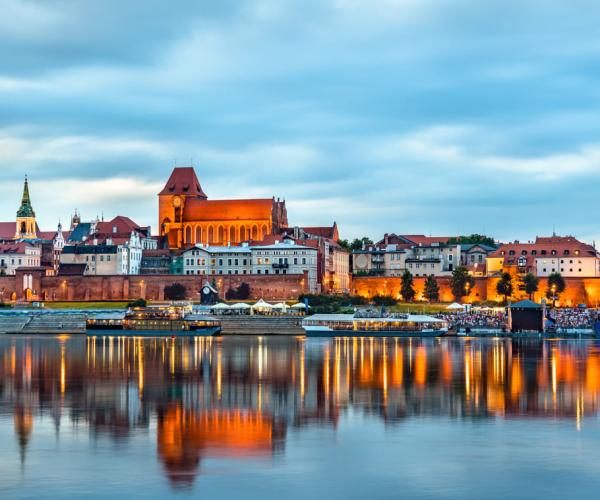 Skyline of Torun old Town